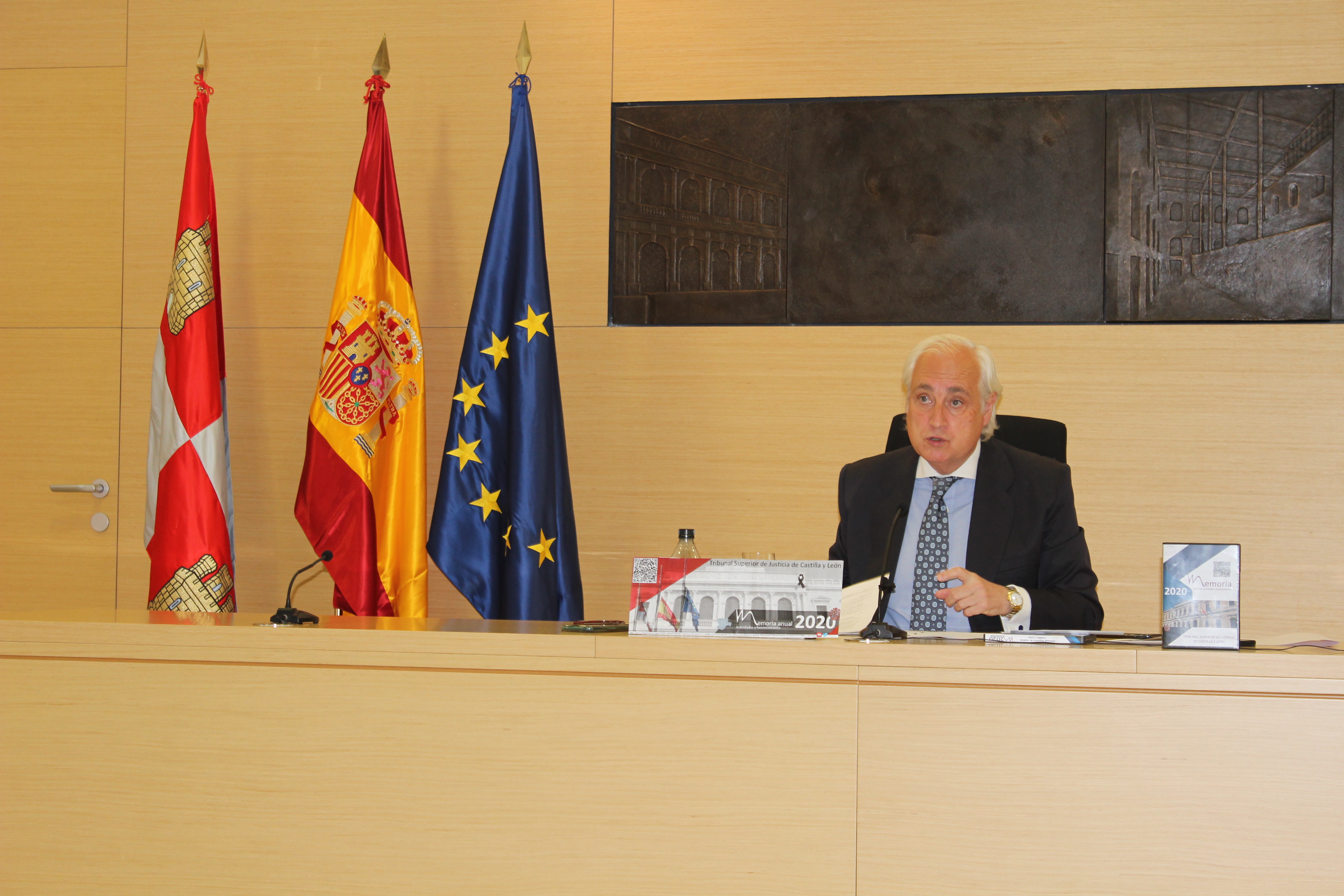 El presidente del TSJ de Castilla y León, José Luis Concepción